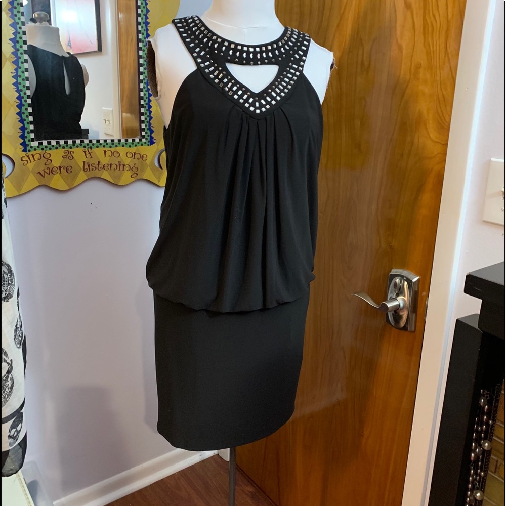 Cache black cocktail dress